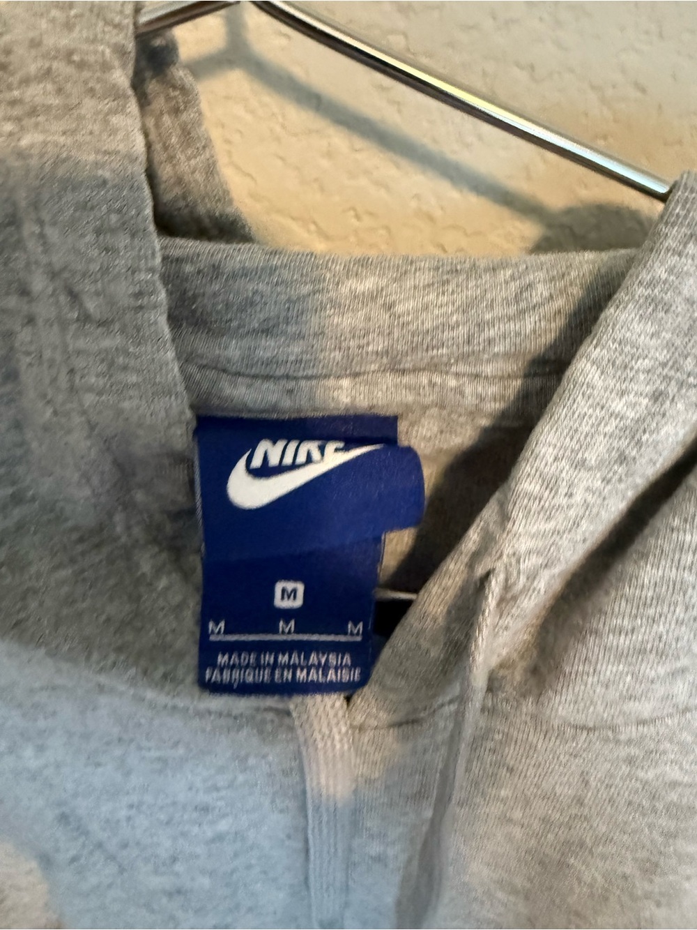 Nike Grey Heather Hoodie